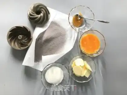 Make Black rice cyclone cake step 0