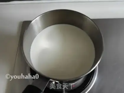 Make Tea yogurt step 1