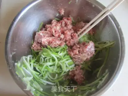Make Porridge meat buns step 5