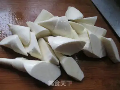 Make The mushrooms are burning white step 1