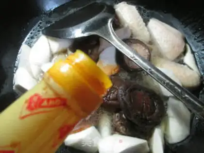 Make The mushrooms are burning white step 7