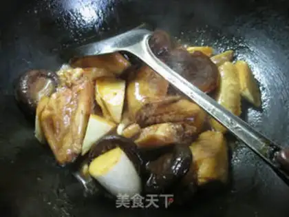 Make The mushrooms are burning white step 11