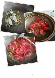 Make Tomato fried eggs step 3