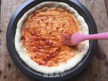 Make Double bacon pizza step 8