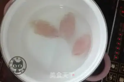 Make Chicken silk powder step 2