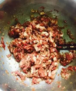 Make Three fresh dumplings step 4
