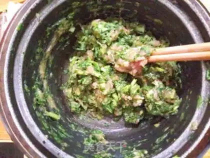 Make Porridge pork dumplings step 3