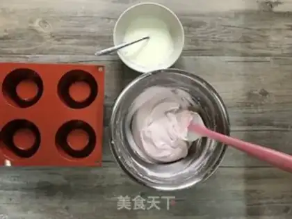 Make Cherry strawberry mousse step 17