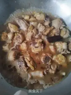 Make Spicy red chicken step 2
