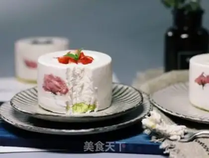 Make Cherry strawberry mousse step 25