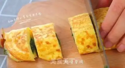 Make Pineapple thick egg fever step 6