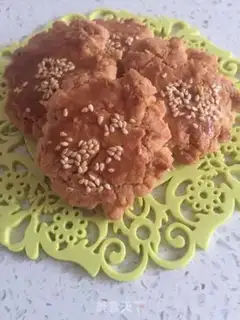 Make Sesame peaches step 5
