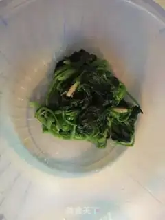 Make A cold spinach step 2