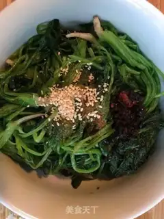 Make A cold spinach step 3