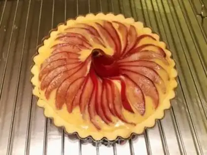 Make French wine pear tower step 16