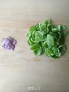 Make Blue peppers step 1