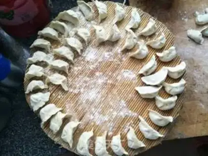 Make Spicy dumplings step 4