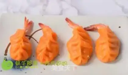 Make Colored shrimp dumplings step 7