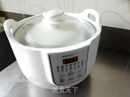 Make Almond tofu soup step 5