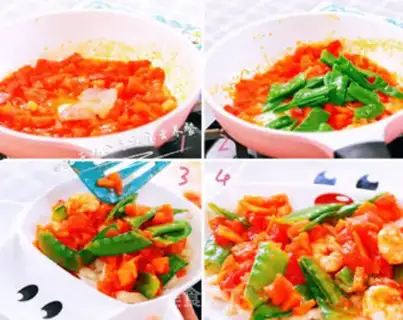 Make Tomato hands on noodles step 8