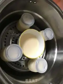 Make Bean milk egg pudding step 6