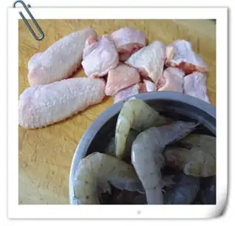 Make Vegetable boiled shrimp step 1