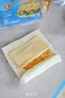 Make The rabbit mango sandwich step 2