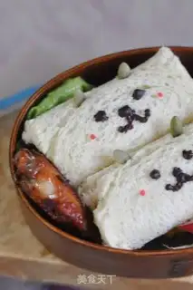Make The rabbit mango sandwich step 9