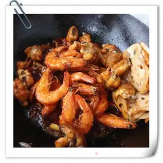 Make Vegetable boiled shrimp step 14