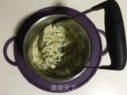 Make Mashed mashed mashed with mashed cream step 1