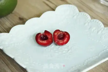 Make Cherry lemon ice juice step 5