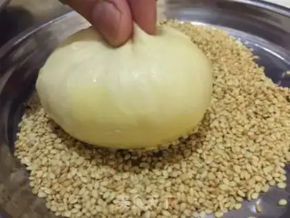 Make Black pepper chicken burger step 6