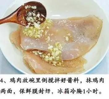 Make Grinch, honey chicken step 4
