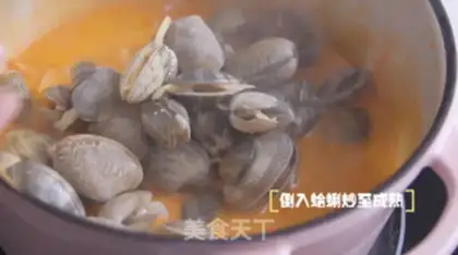 Make Thai coconut clams step 4