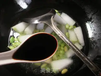 Make "The bean-cooked cucumber." step 3