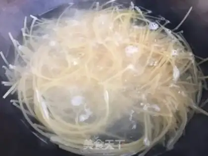 Make Bacon cheese pasta step 2