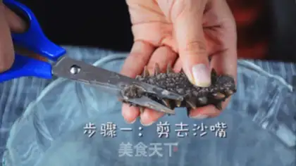 Make The sea cucumber step 1