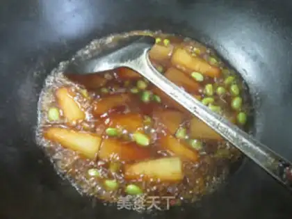 Make "The bean-cooked cucumber." step 6