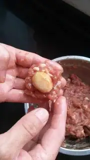 Make Dried fried balls step 2