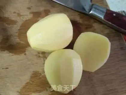 Make Tofu-burned potatoes step 2