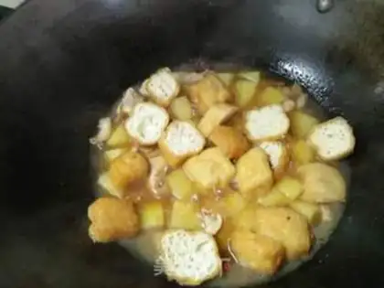 Make Tofu-burned potatoes step 5