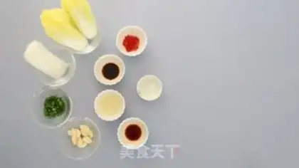 Make Garlic fans steaming doll food step 0