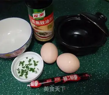 Make Steamed ham and sausage eggs step 0