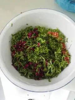 Make Rose vegetable pancakes step 0