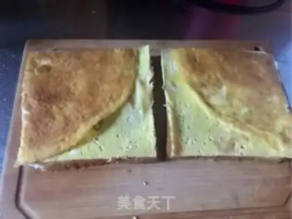 Make Butter jam sandwich step 5