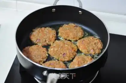 Make Vegetable beef cake step 11