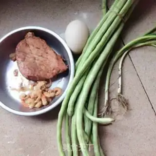 Make Pink bean egg rice step 0