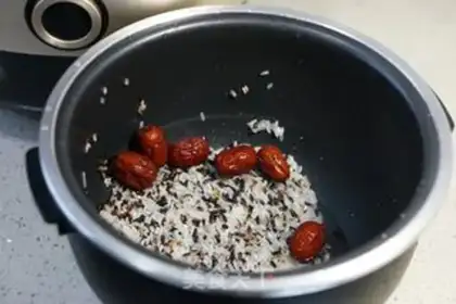 Make Black rice step 2
