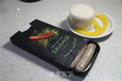 Make Roller sausage sushi step 0