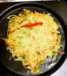 Make Homemade Osaka burning step 7